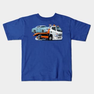 Cartoon tow truck Kids T-Shirt